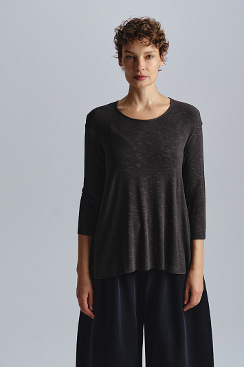 Блуза «База, асимметрия, трикотаж»  