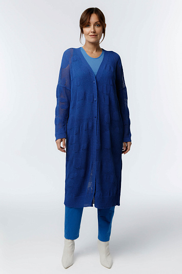 Кардиган удлиненный Круги