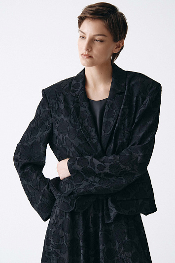 Жакет Прозрачные цветы