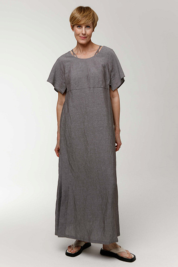 Платье с крылышками, лён