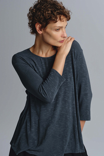 Блуза «База, асимметрия, трикотаж»  