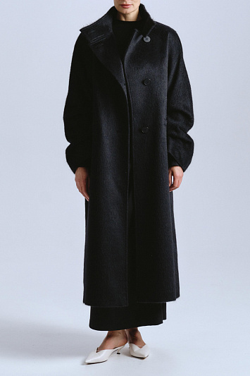 Пальто с ворсом, реглан 