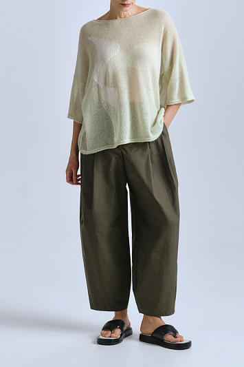 Брюки ромб со складками