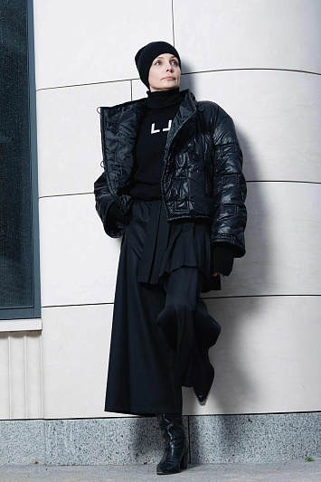 Юбка фартук гофре, шерсть