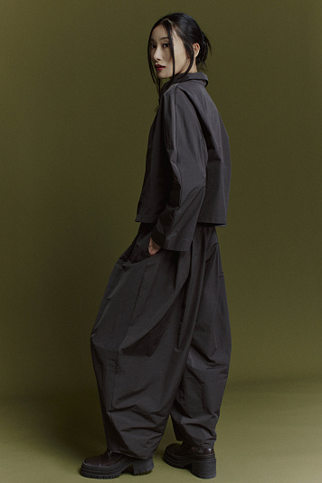 Брюки ромб со складками