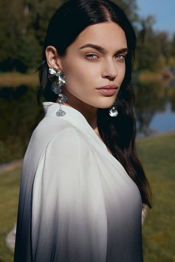 Платье Деграде с запахом