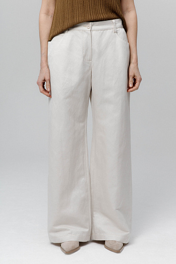 Брюки Трубы костюмные