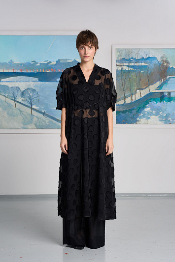 Платье Прозрачный горох