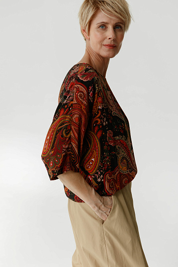 Блуза Пейсли, кимоно