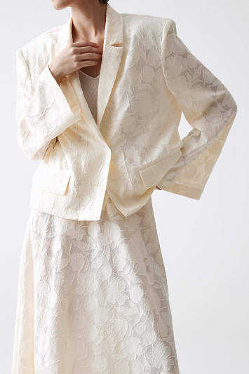 Жакет Прозрачные цветы