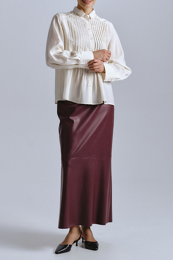 Блуза с защипами