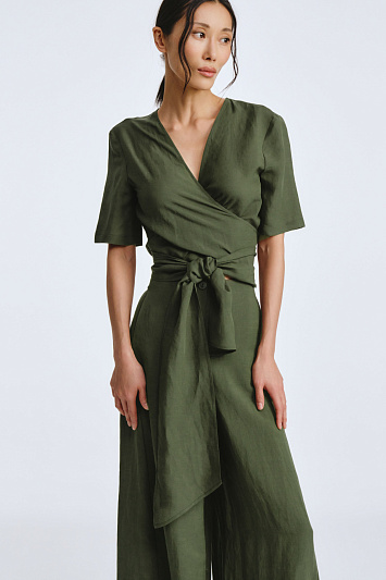 Блуза болеро с запахом