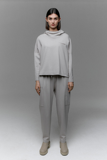 Брюки Ромб джерси с карманами база