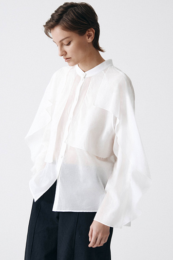 Блуза многослойная, тонкий хлопок