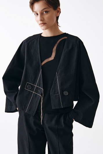 Жакет асимметричный