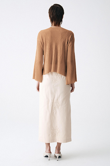 Джемпер с длинным рукавом Прозрачный