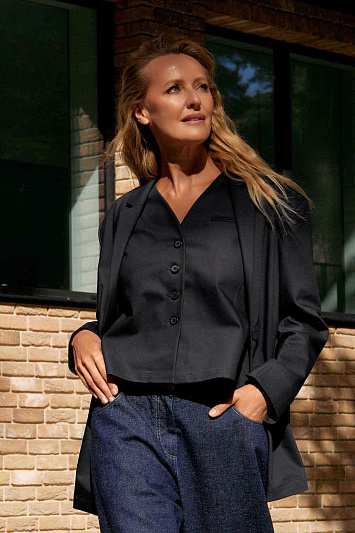 Жилет На 4 пуговицы, эластичный хлопок