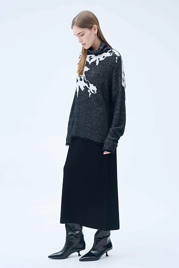 Юбка вязаная