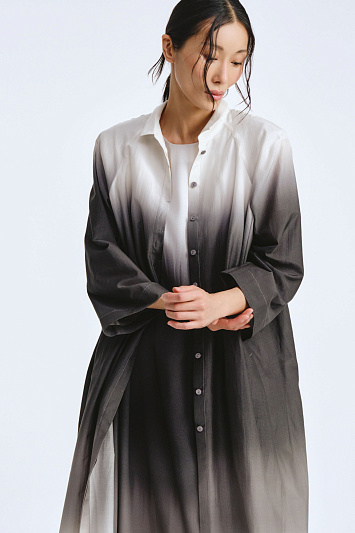 Блуза рубашка длинная Деграде