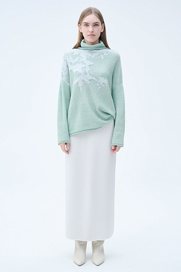 Юбка вязаная