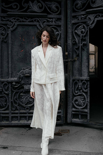 Жакет Прозрачные цветы