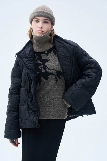 Куртка стежка лого, средняя