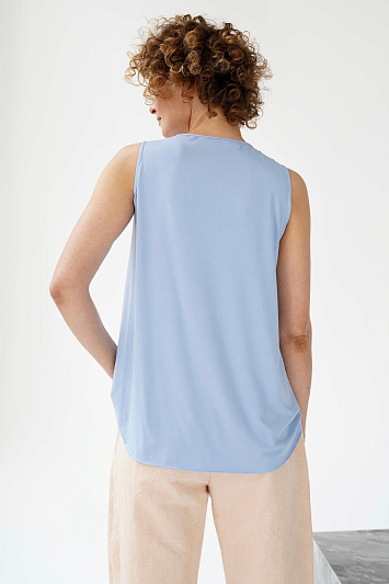 Блуза база без рукавов