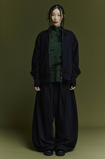 Брюки широкий ромб, футер