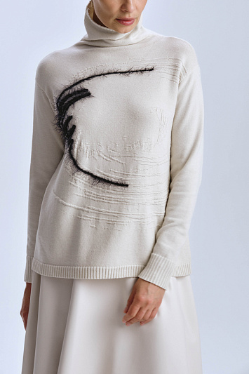 Джемпер водолазка Гало