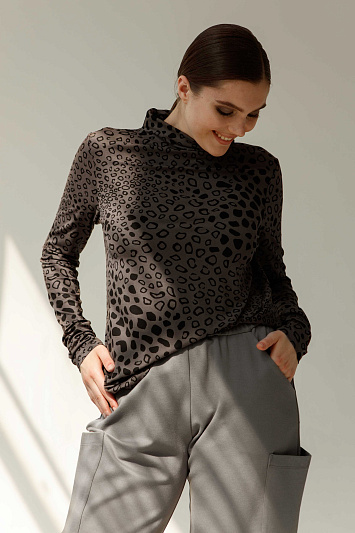 Блуза Водолазка Камешки