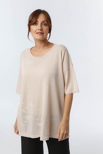 Туника с коротким рукавом Брызги краски