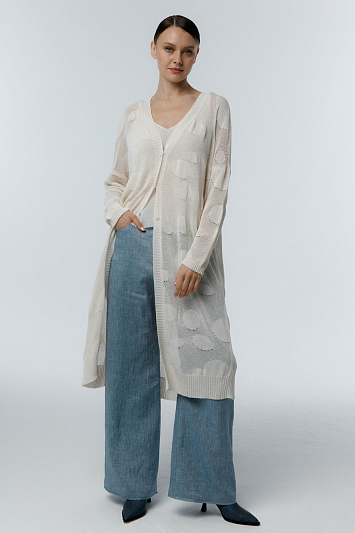 Кардиган удлиненный Круги