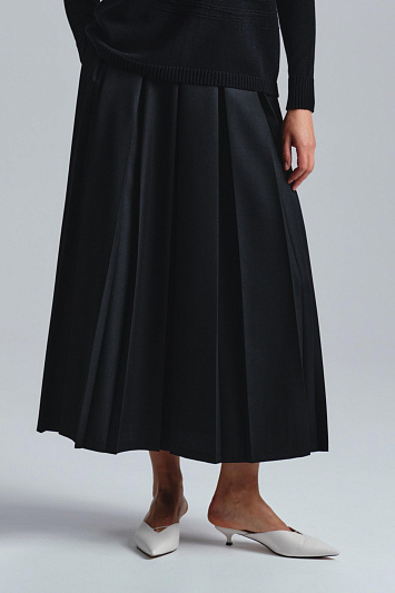 Юбка гофре, шерсть