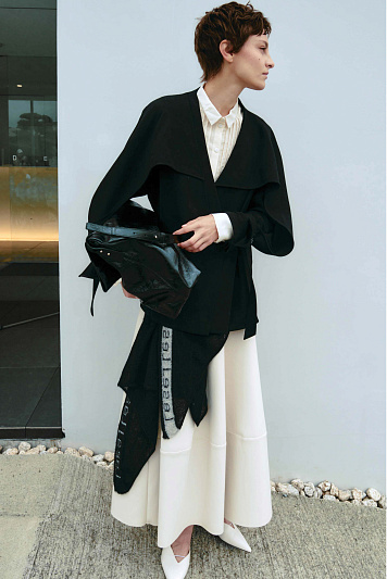 Тренч короткий, пелерины