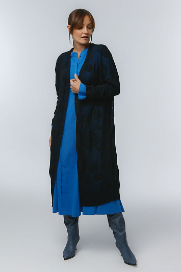 Кардиган удлиненный Круги