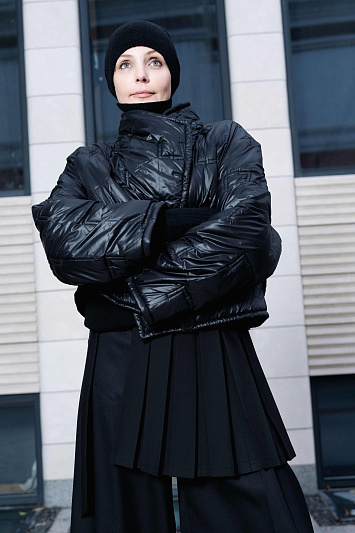 Юбка фартук гофре, шерсть