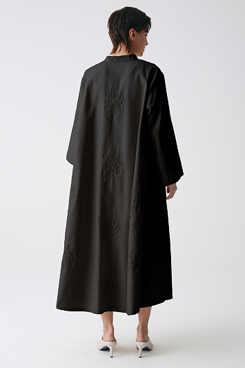 Жакет накидка с вышивкой