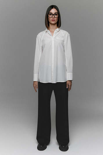 Блуза белая сорочка