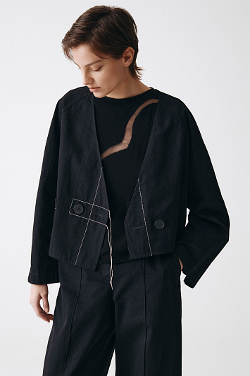 Жакет асимметричный